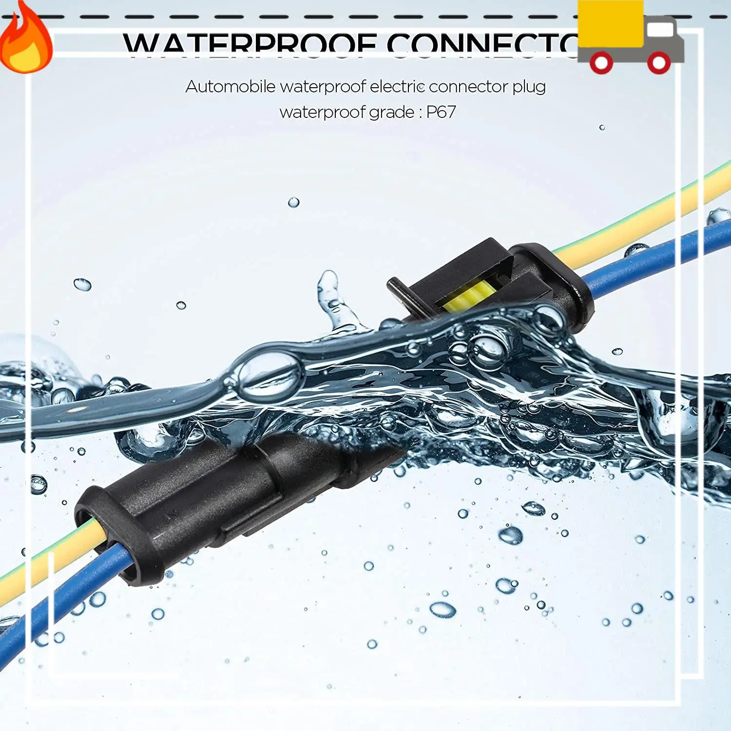 

Discount-Waterproof Connectors Kit Automotive Solder Wire Quick Connector Electrical In Car Wiring Auto Seal Socket 1-6 Pin Plug
