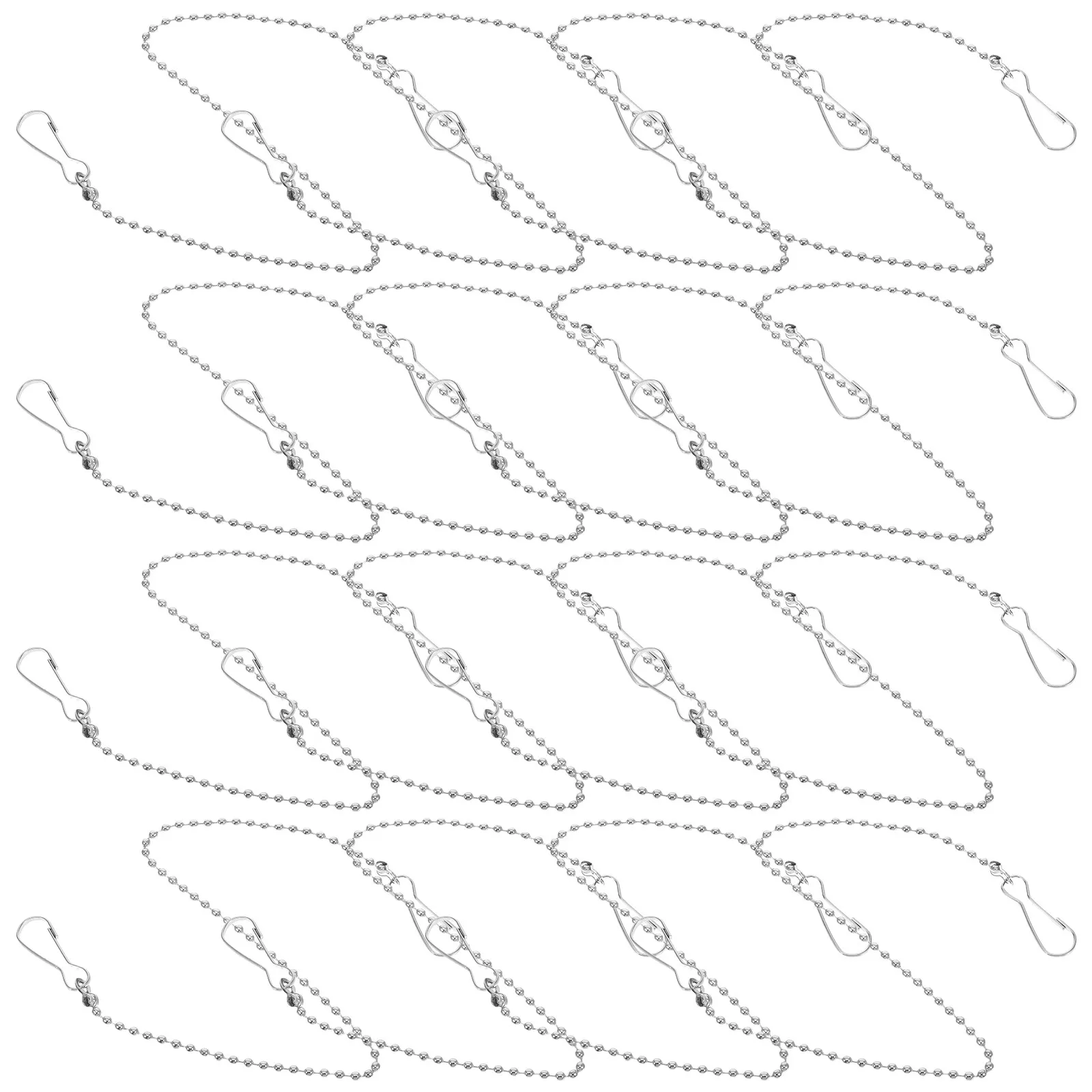 Heavy Duty Alloy Hanging Chains 20Pcs for Signs Bird Feeders Planters Indoor Outdoor Display