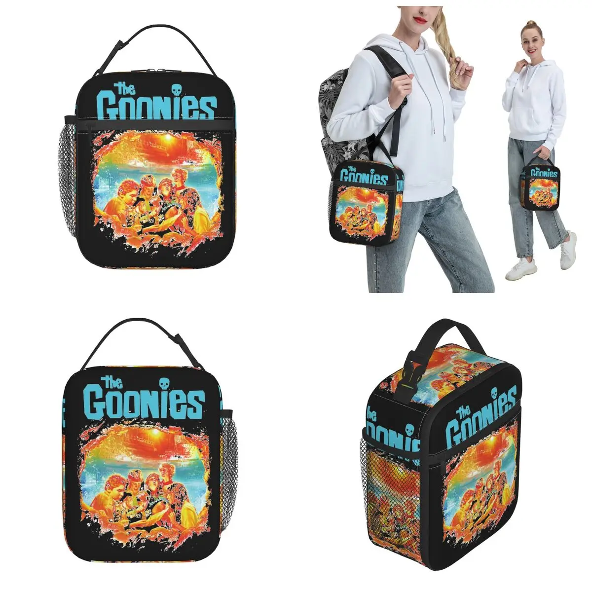 Movie The Goonies Thermal Insulated Lunch Bags for Travel Portable Food Bag Men Women Cooler Thermal Lunch Box