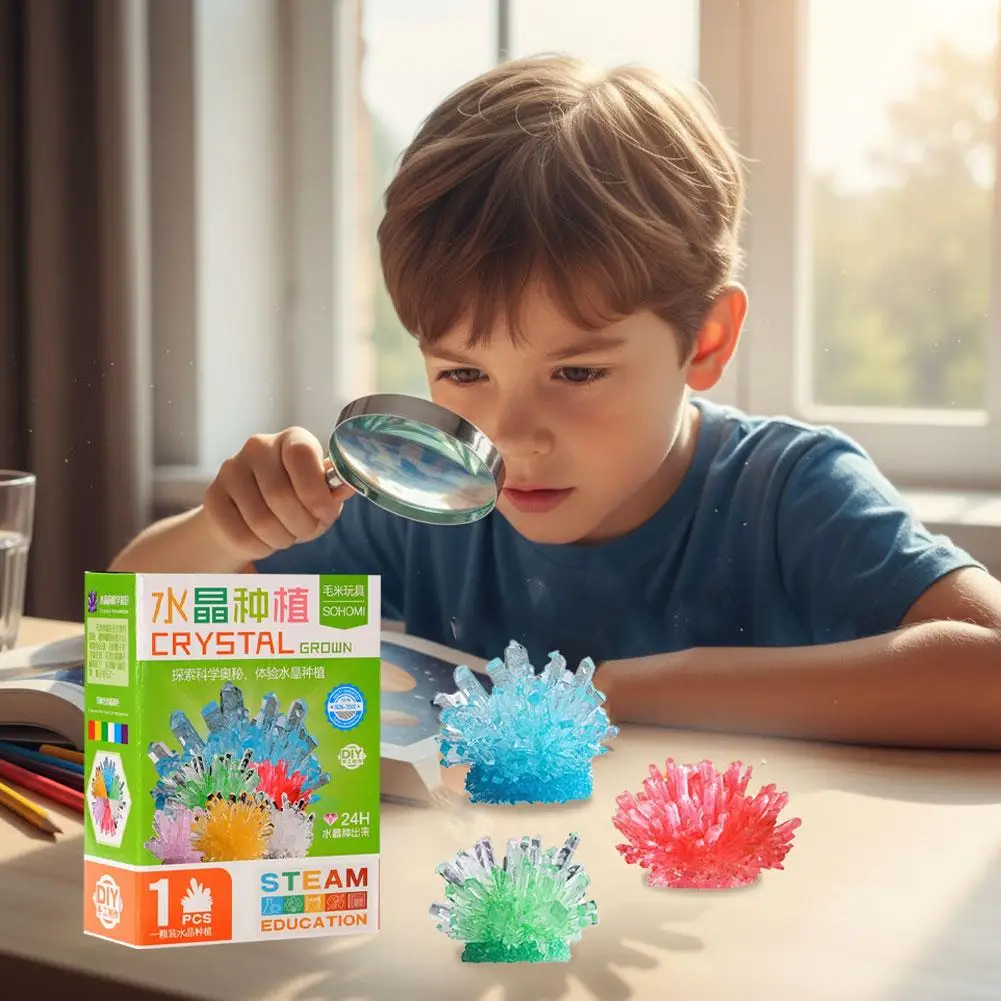 Crystal Growing Model, Science Kit A Variety of Colors of Crystal Selection, Educational Toys, Gifts for Boys and Girls I4M7