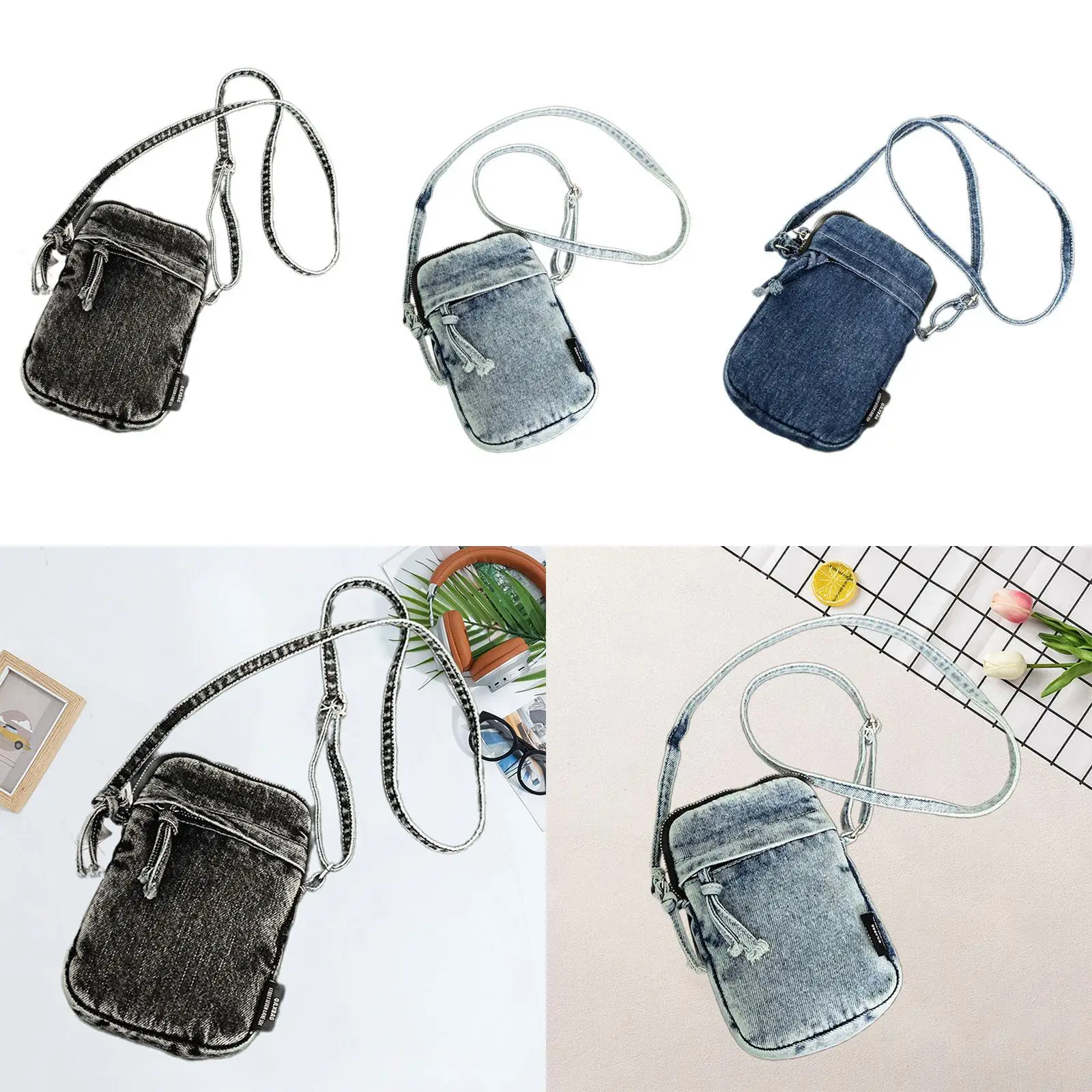 Small Crossbody Bag Smartphone Pouch Soft Lightweight Casual Gift Phone Purse Shoulder Bag for Party Girls Women Vacation Work