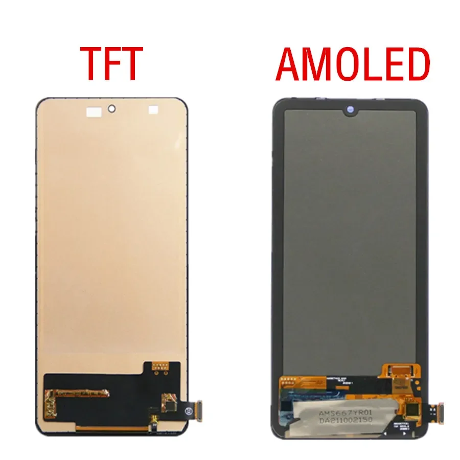 AMOLED Screen for Xiaomi Redmi Note 11 Pro+ 21091116UG 2201116SI Lcd Display Digital Touch Screen for Redmi Note 11 Pro plus 5G