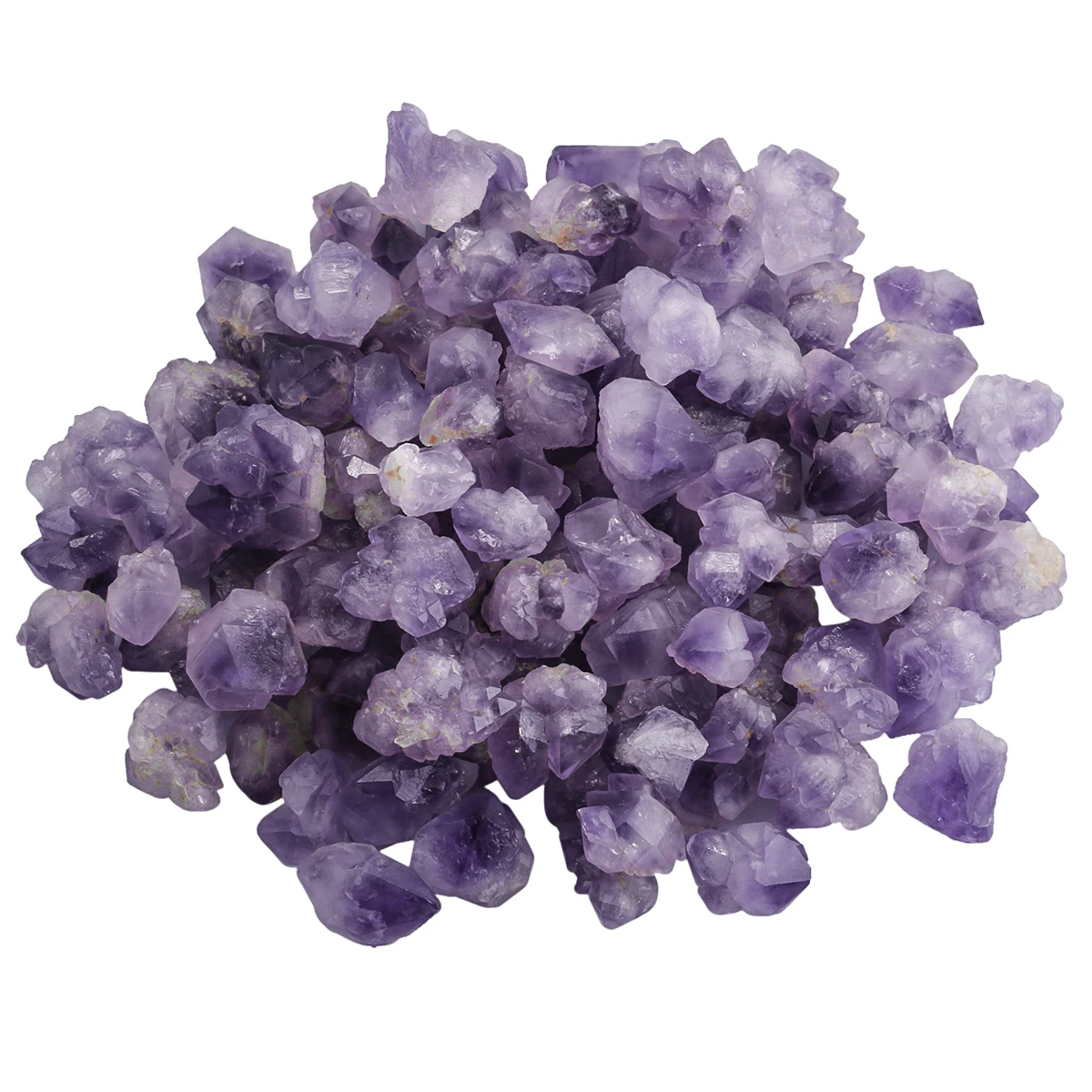 1lb Natural Amethyst Rough Crystal Stone Reiki Healing Irregular Wicca Stone For Home Decor