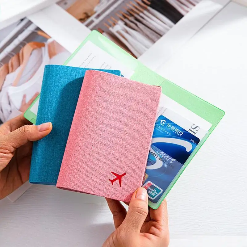 

Новые мягкие кожаные обложки для паспорта для женщин и мужчин, сумка для хранения кредитных карт, предметы первой необходимости для путешествий, держатель для паспорта, чехол с зажимом