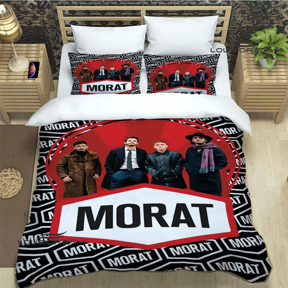 Morat Pop Band Printed Bedding Sets exquisite bed supplies set duvet cover comforter set bedding set luxury birthday gift