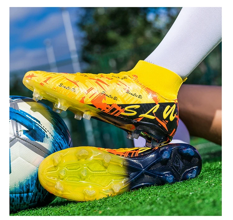 Professionelle Fußballschuhe Herren Fußballschuhe Society Fußballschuhe FG Ultraleichte Trainings-Fußballschuhe Outdoor-Sportschuhe – Detail 25