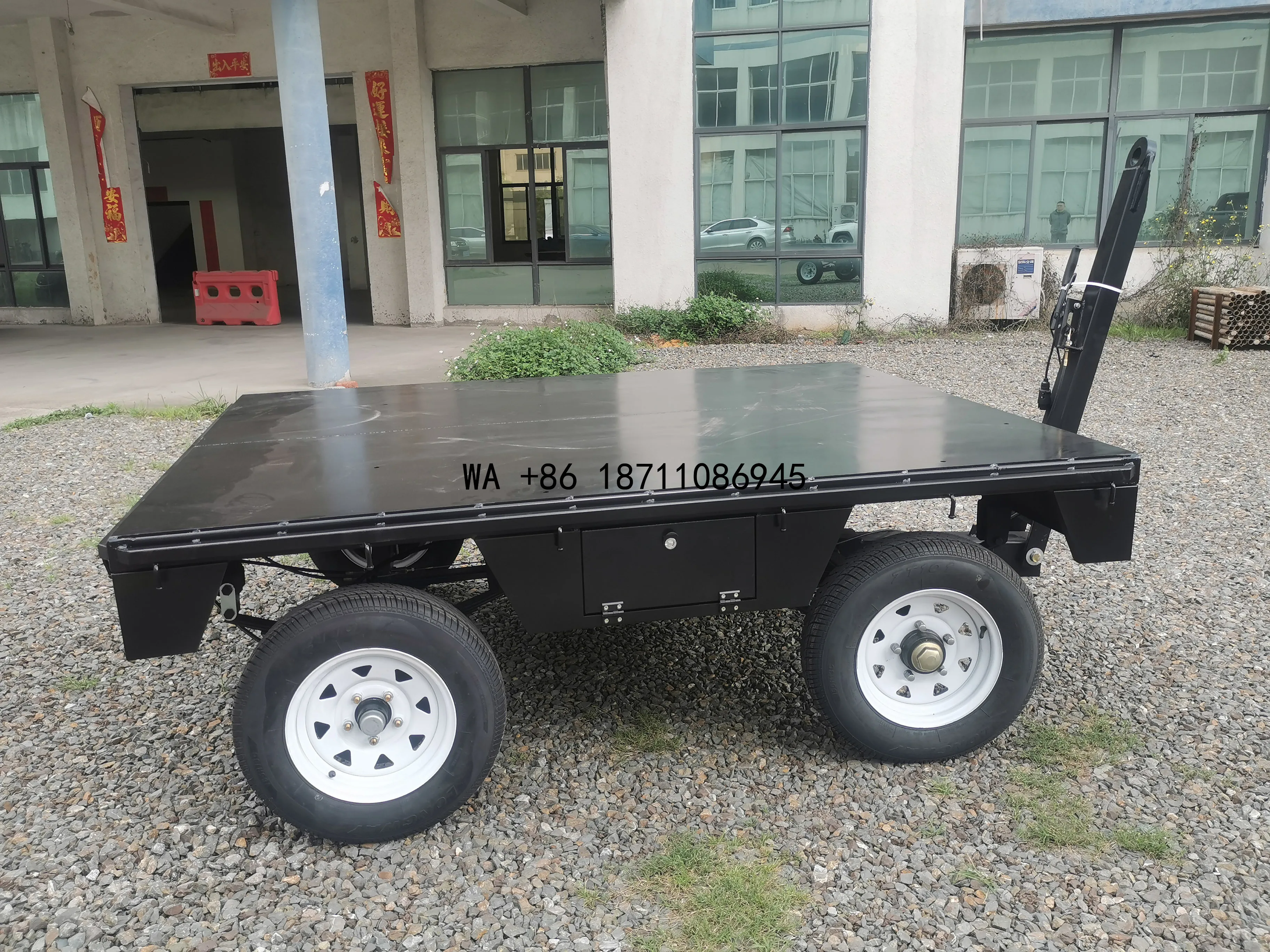 （Factory Direct Sale）Factory Customized 2 Axle Small Equipment Trailer With Turn signal