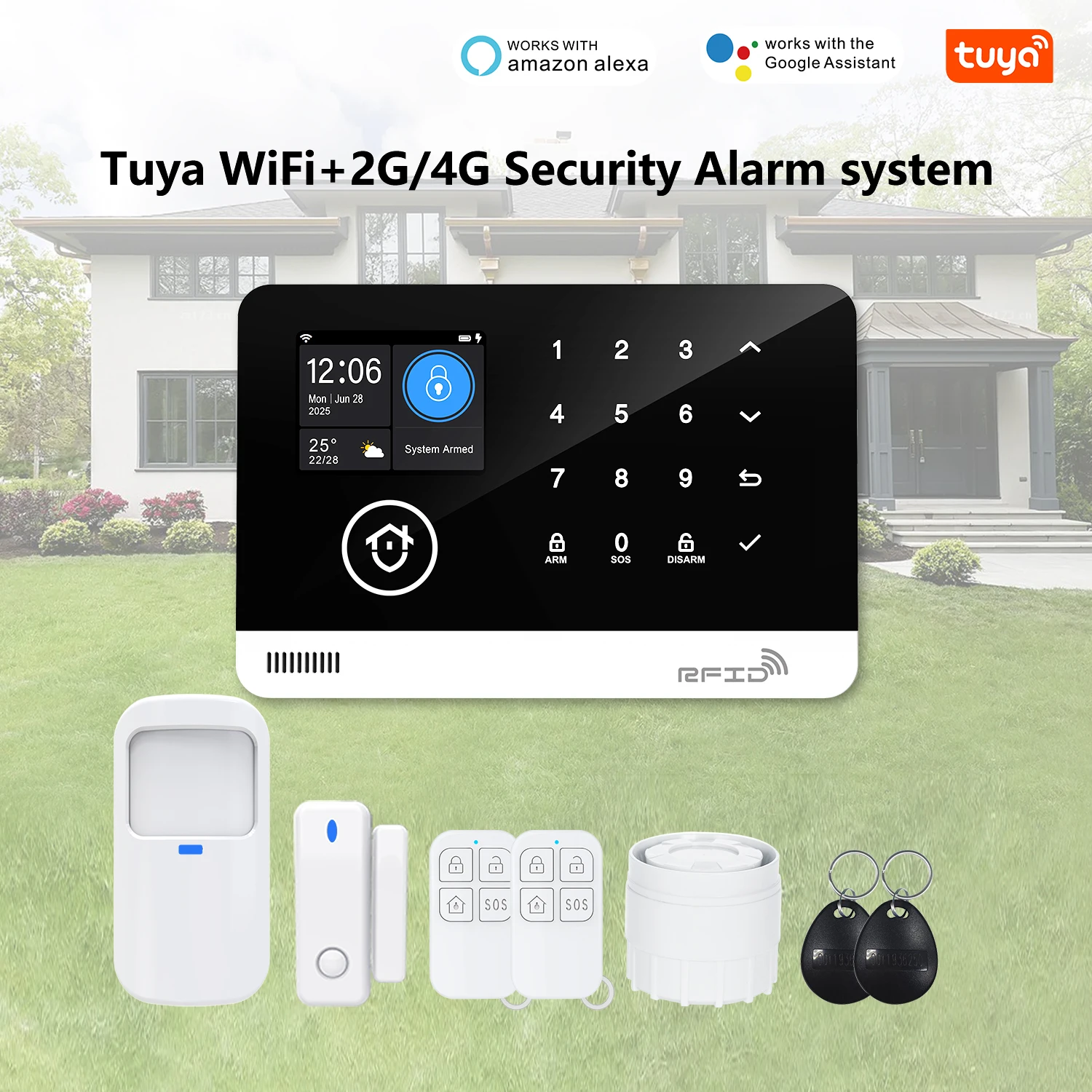 WiFi GSM Smart Home Alarm Beve - Home Security Battery Replacement recensie en prijs