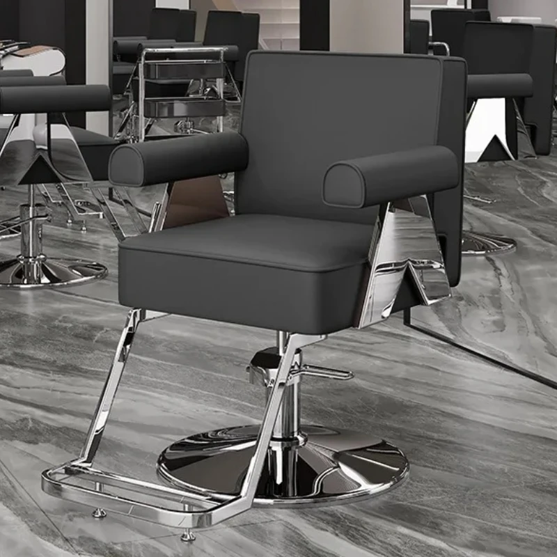 

Equipment Armrest Barber Nordic Professional Silla Barbero Commercial Furniture Makeup Swivel Make Up Chair Salon Furniture