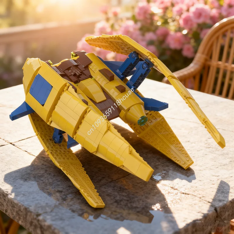 

859 шт. MOC Protoss Arbiter игровая модель строительные блоки архитектура рождественские подарки сборка игрушки идея кирпич дети день рождения