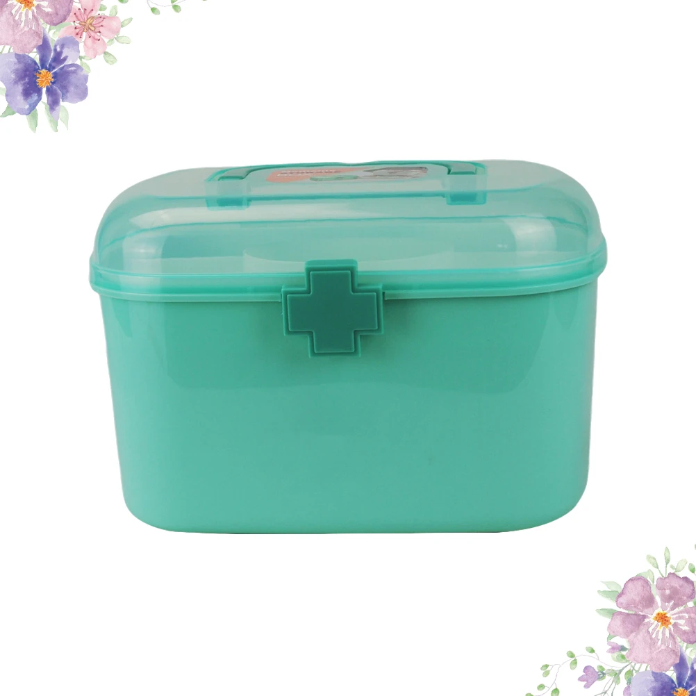 

1pc Portable Medicine Organizer Case For Travel Home Organizer Medication Container Medicine Medication Case Chest