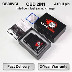 obdiicats New Upgraded Oil Saver Fuel Consumption HK-V3 With Fast Charger Function Super OBD2 Chip Tuning Box