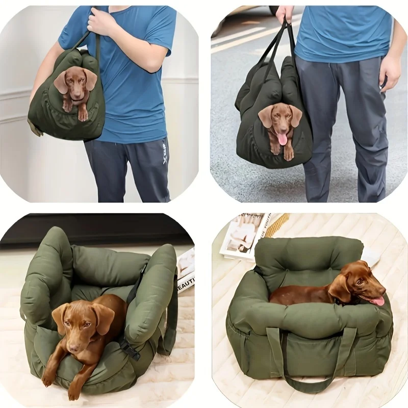 Small Dog Car Seat Travel Bed 5