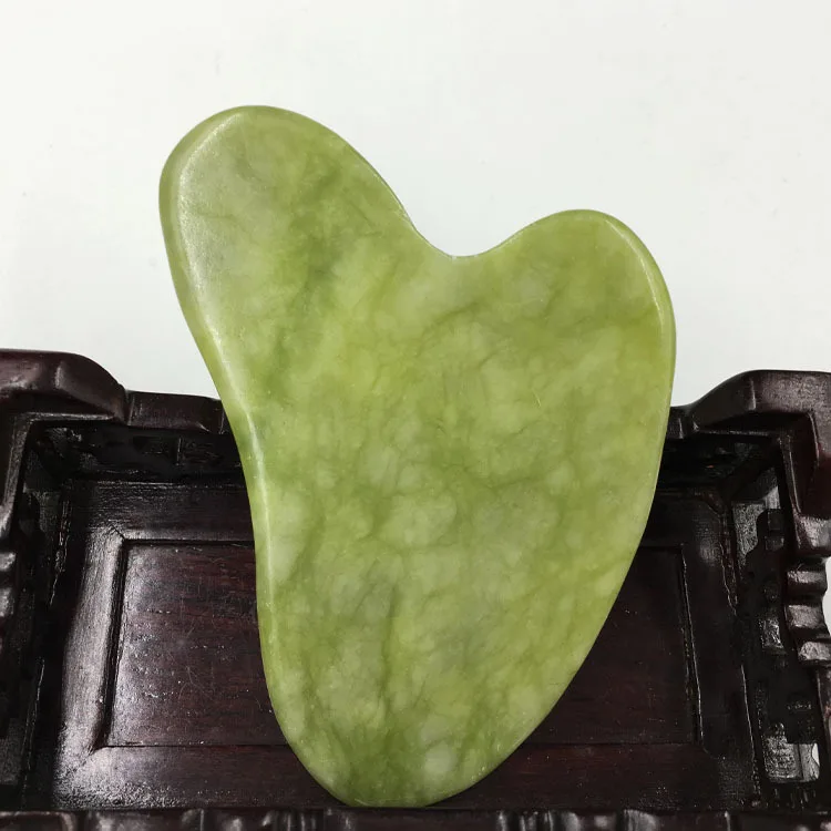 Natural Jade Guasha Massager Stone Gua Sha Board Beauty Tool Health Care Guasha Scraper Face Lifting Massage Meridian Scraping