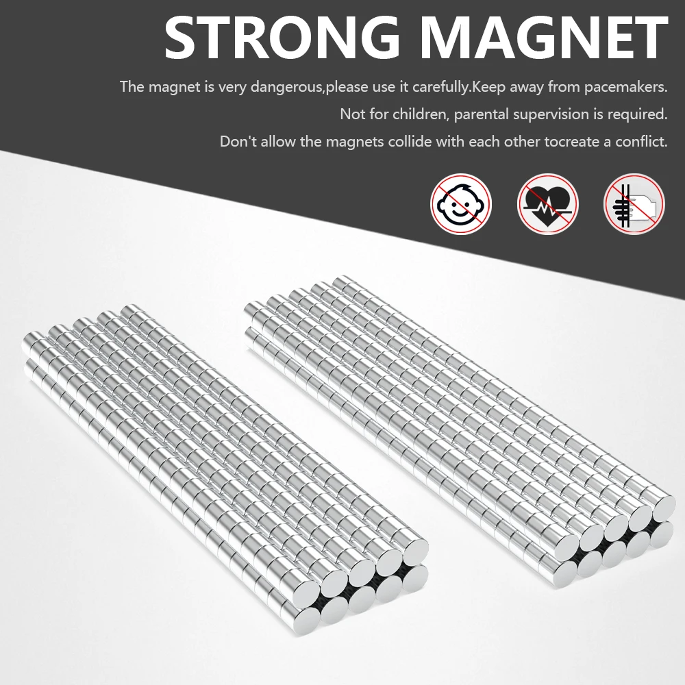 5 ~ 200 Stück kleiner runder Magnet 10 x 8 Permanenter NdFeB Superstarker, leistungsstarker Magnet imans N35 10 mm x 8 mm Neodym-Magnet