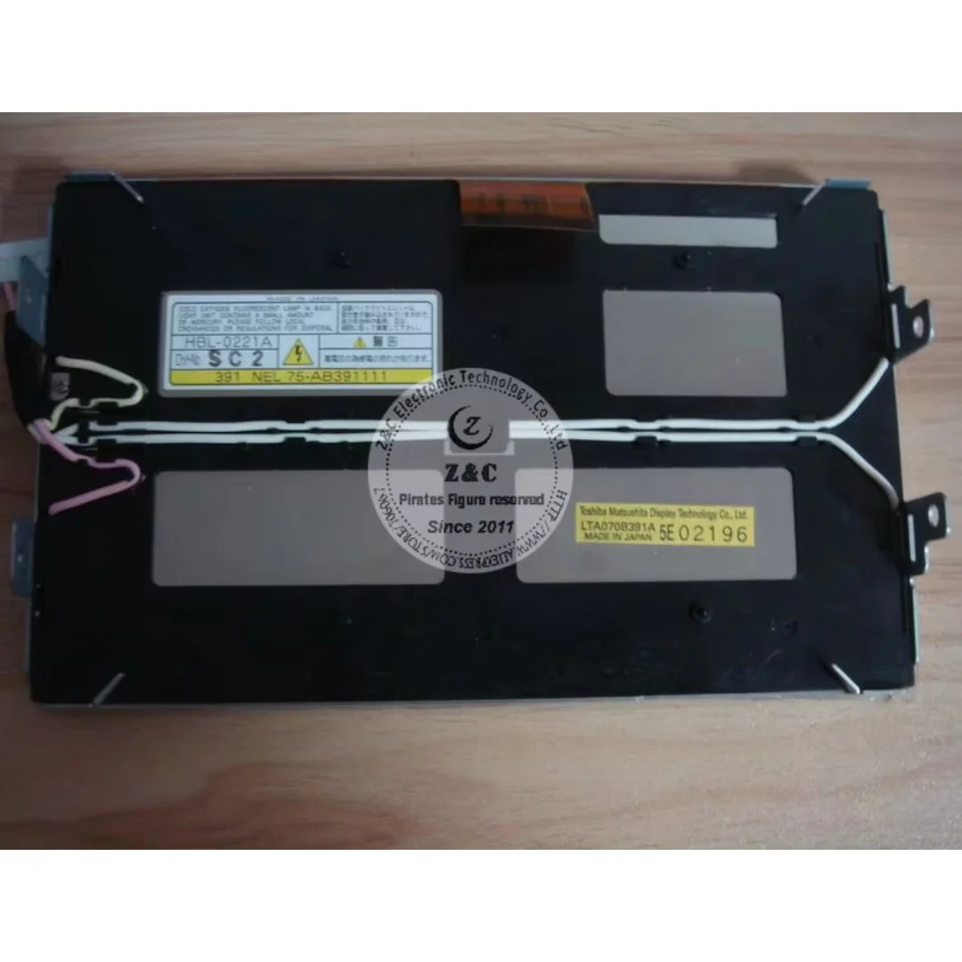 LTA070B391A Original A+ Grade 7 Inch LCD Display for Car GPS Navigation for Toshiba