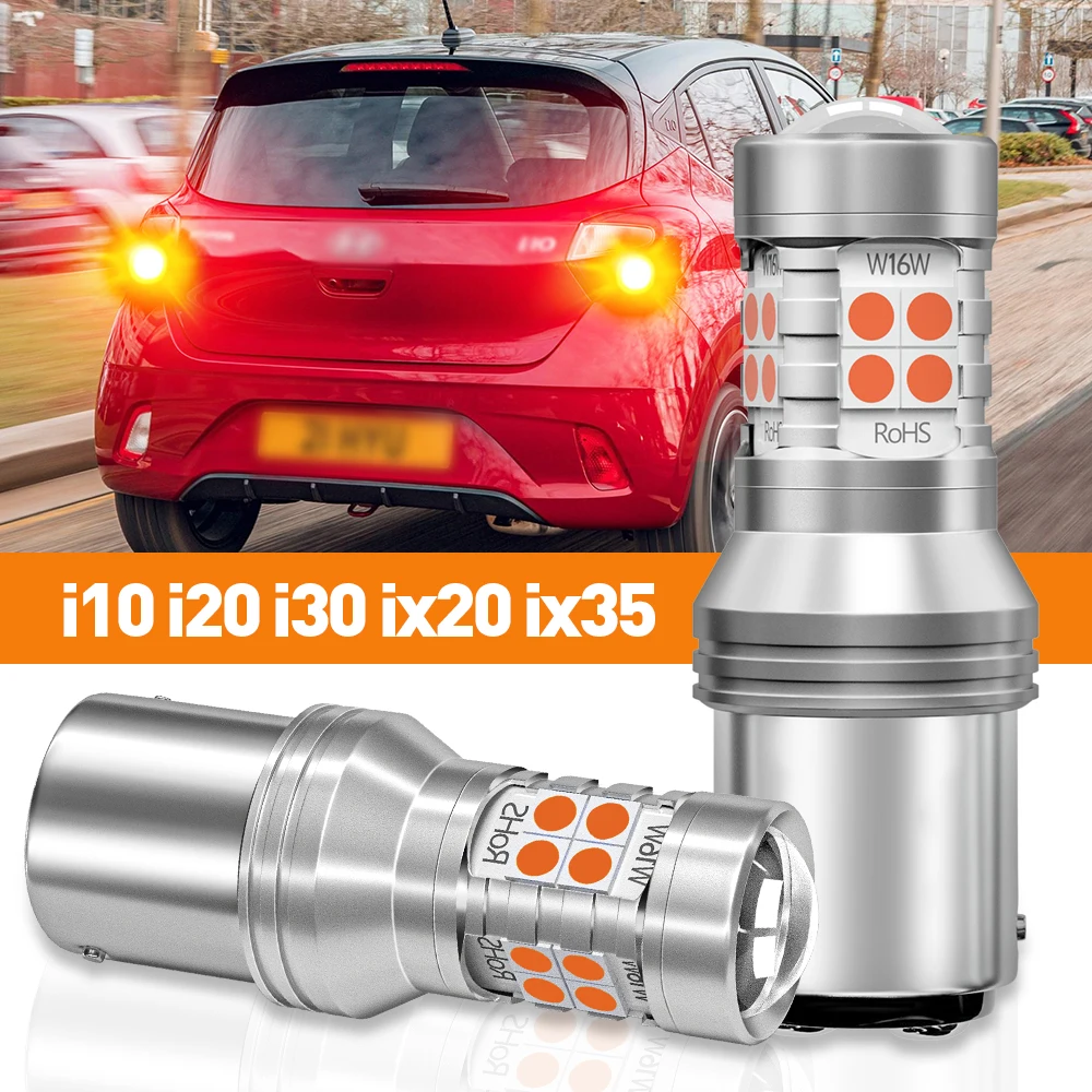 

2pcs LED Brake Light For Hyundai i10 i20 i30 ix20 ix35 2007 2008 2009 2010 2011 2012 2013 2014 2015 2016 Accessories Canbus Lamp