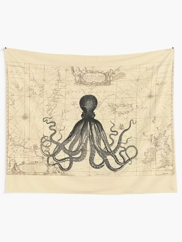 The Kraken Is All Tapestry Room Ornaments Mushroom Tapestry