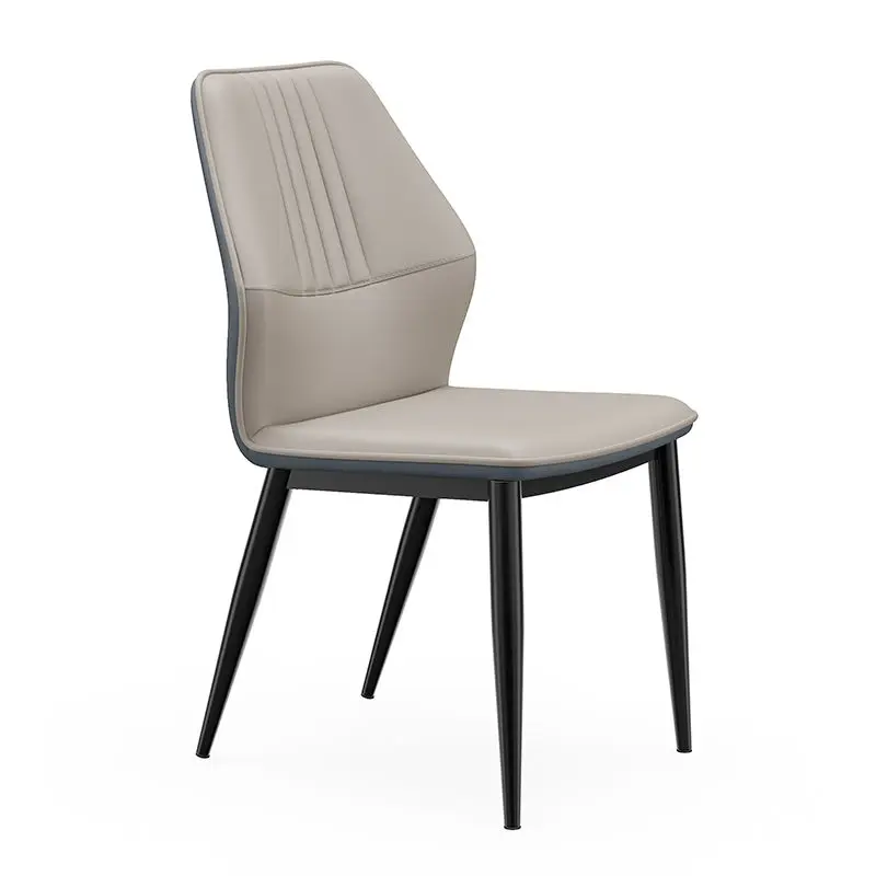 Светильник Home Nordic Modern Simple High-end Back Chair, обеденный стол для ресторана, кожаный стул