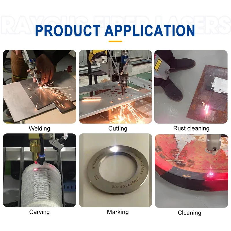 RFL-P20MX Raycus ثنائي الوضع MOPA ليزر CW/Pulse ملحقات آلة اللحام والقطع الدقيقة 1 مليون ساعة عمر المضخة
