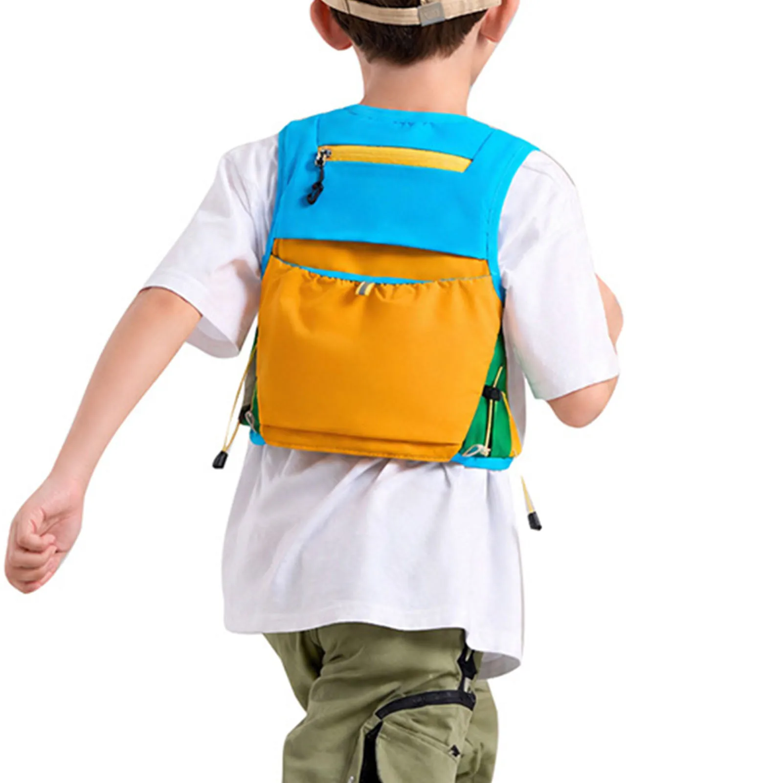 Kids Hydration Vest 6L Lightweight Running Backpack Breathable Reflective Hiking Vest for Boys Girls Lightweight Kids Backpack