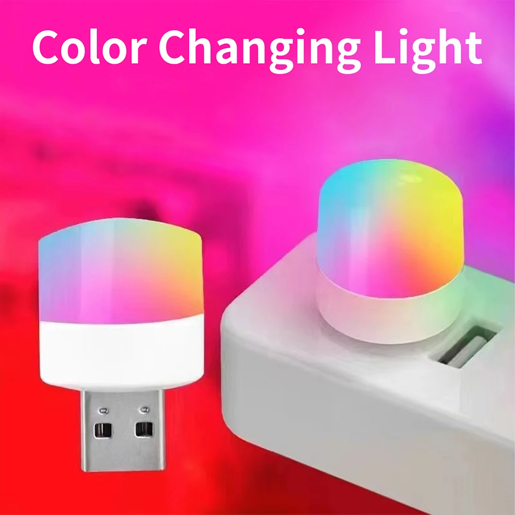 6 szt. Mini lampki nocne USB z wtyczką żarówki LED lampka nocna z USB żarówki do sypialni, łazienki, przedpokoju, pokoju dziecięcego, kuchni