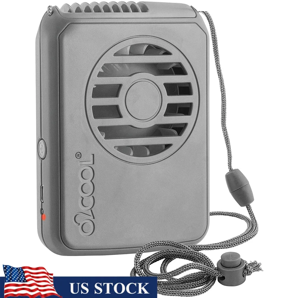 

Портативный USB перезаряжаемый шейный вентилятор, регулируемый ремешок, 3-скоростное охлаждение, персональный ручной вентилятор для путешествий, на открытом воздухе, в помещении