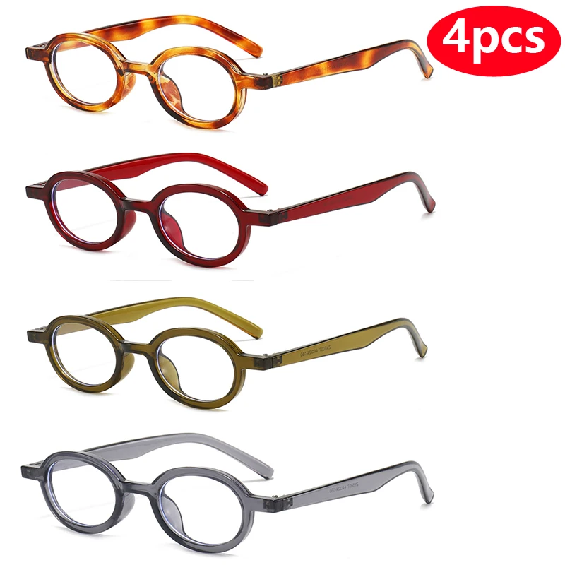 4pcs/1pcs Small Round Glasses Frame Women Classic Optical Eye Glasses Optical Anti-Blue Light Eyeglasses Frames Simple Frames ﻿
