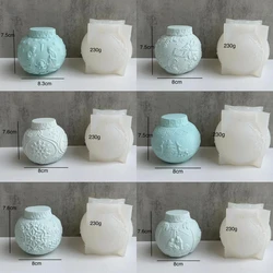 Christmas Ball Candle Mold DIY Xmas Decoration Scented Candle Making Mould Festival Ornament Gifts Silicone Mold