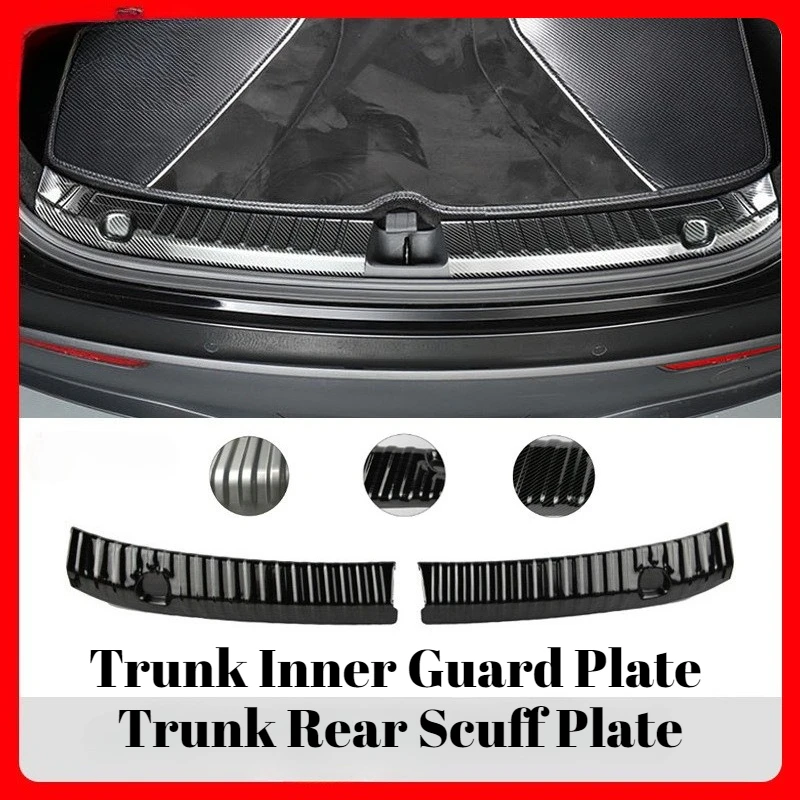 

For 2020-2024 Tesla Model Y Trunk Inner Guard Plate Trunk Sill Plate Rear Protective Plate Automotive Protective Car Accessories