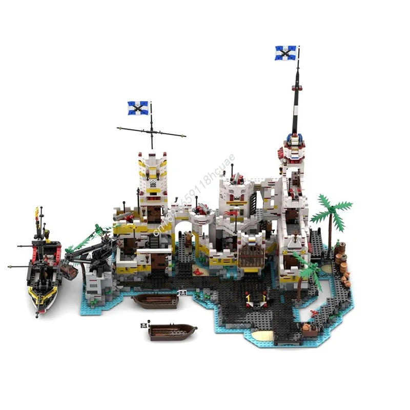 3757pcs MOC Eldorado Quartier generale Piratied Modello Building Blocks Assemblare Regalo di Natale fai da te Giocattoli creativi Idea Bambini