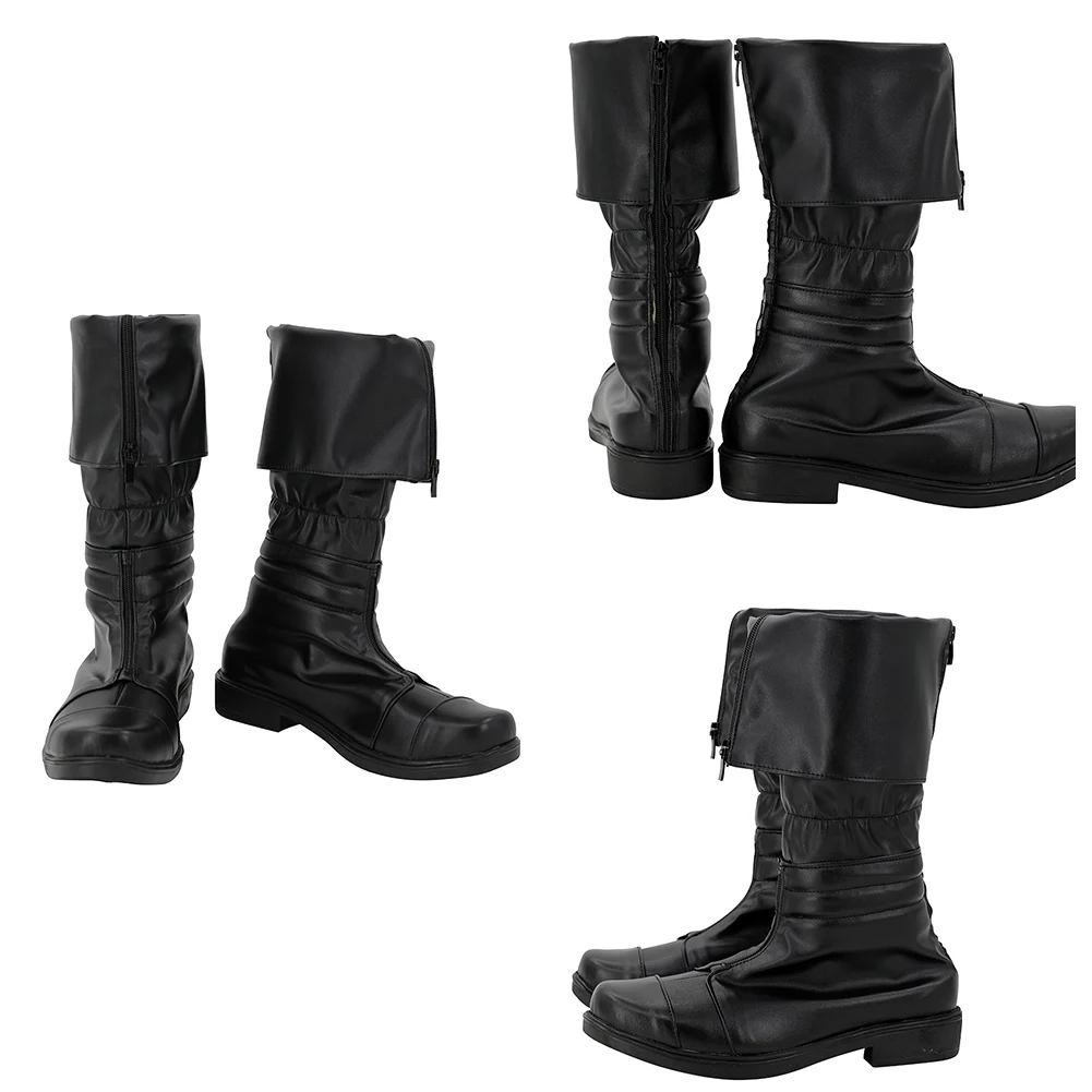 Game Final Fantasy 7 Crisis Core Cloud Strijd Schoenen Laarzen Cosplay Kostuum Accessoires Mannelijke Rollenspel Fantasia Laarzen Voor Vermomming