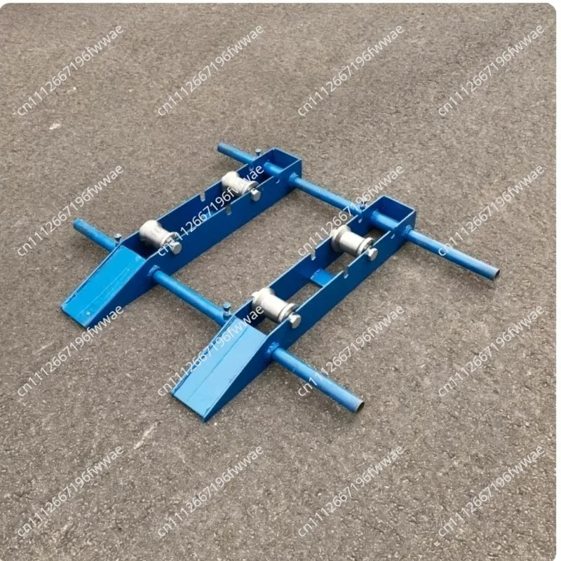 Portable Cable Track Delivery Frame Wire Small Steel Wheel Horizontal Earth Cow Optical Fiber Cable Wire Delivery Artifact