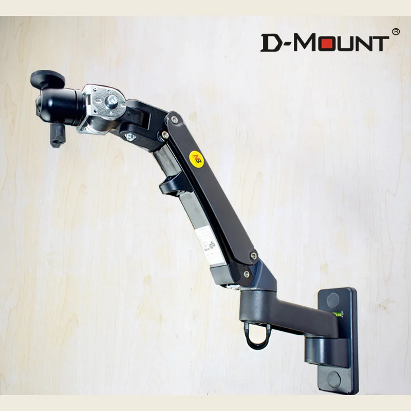 NB-F150PR 3-12kg  dual Gas spring arm projector wall mounted bracket full motion 360 rotate aluminum 1/4 inch screw