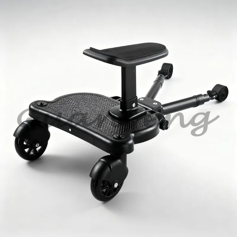 2-in-1 Rear Mounted Assisted Pedal for Stroller Kids Walking Travel Helper