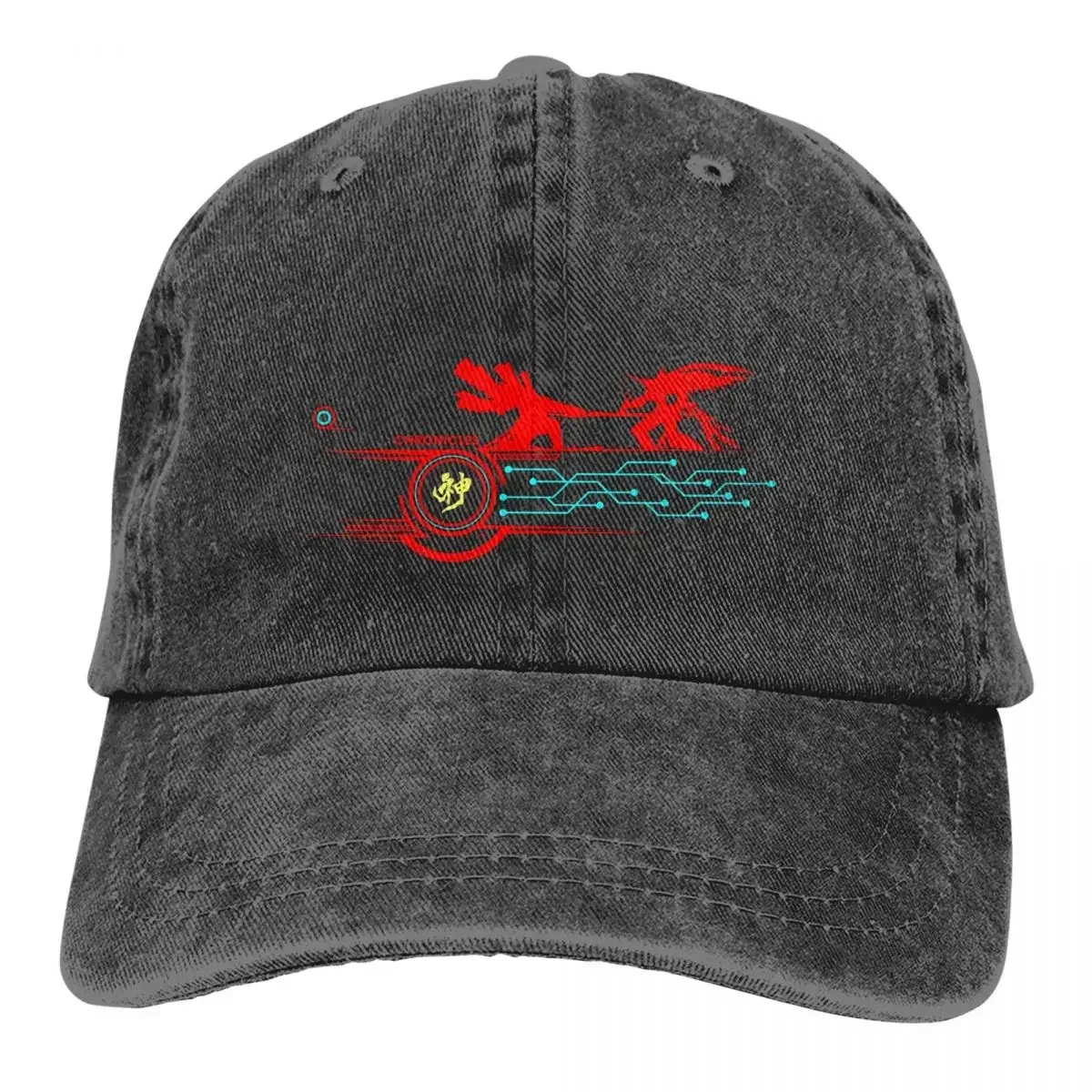 Washed Men's Baseball Cap Mechonis Trucker Snapback Caps Dad Hat Xenoblade Chronicles Tetsuya Takahashi GuIf Hats