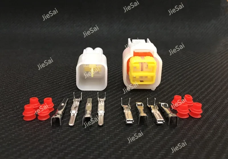

4 Pin Female Male Waterproof Electrical Wire Connector Plug Auto Connectors FW-C-4M-B FW-C-4F-B