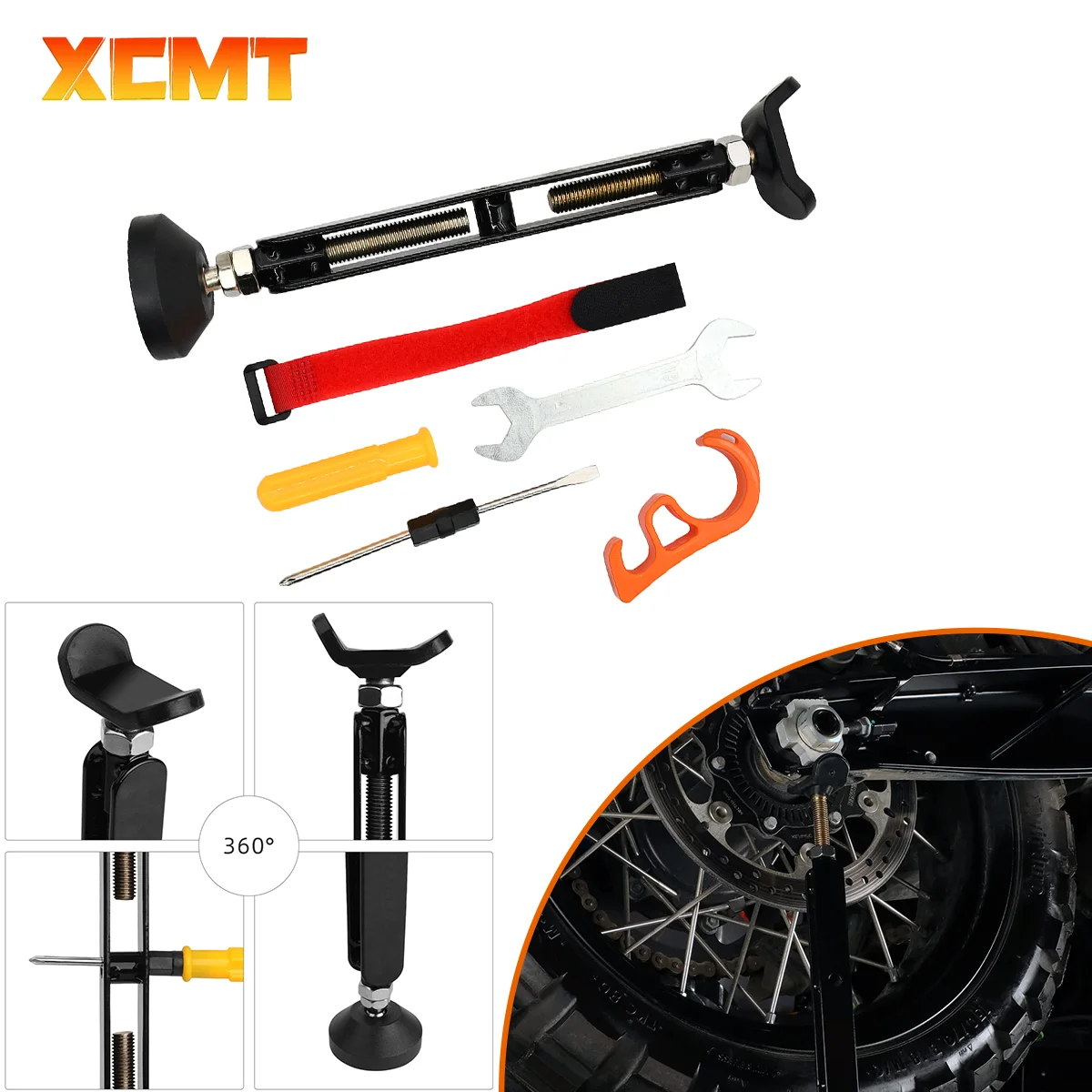 Motosiklet taşınabilir asansör standı Trail standı arka tekerlek acil yan standı KTM Yamaha Kawasaki Honda Suzuki için araç parçaları