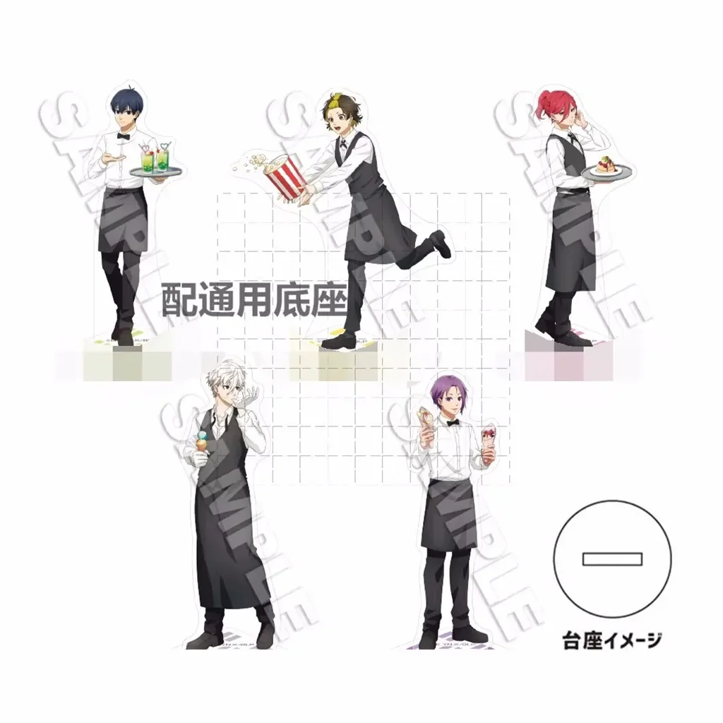 

Isagi Yoichi Chigiri Hyoma Nagi Seishiro Figure Standing Doll Anime Bachira Meguru Acrylic Stand Model Cosplay Toy for Gift