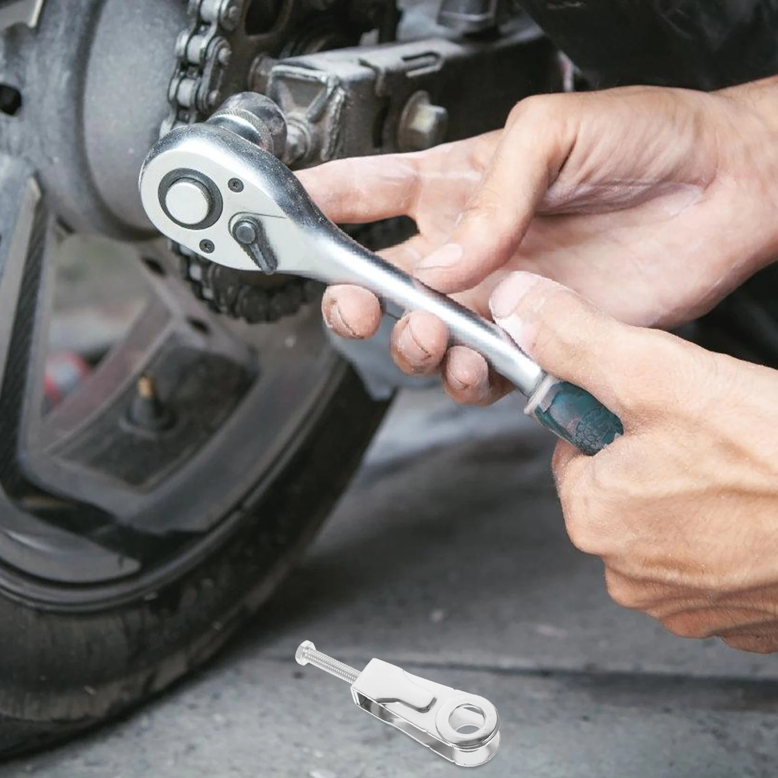 

2pcs Chain Adjuster Tightener Adjustable Tensioner Chain Tensioner Gear Fastener Supplies Compatibility Precision