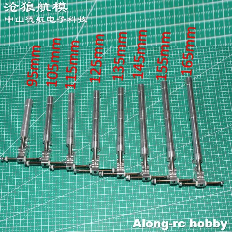Train d'atterrissage à deux roues, 95-165mm, amortisseur à vis sans fin, trépied T1 adapté aux modèles RC de 3 à 6kg, pièce d'avion bricolage