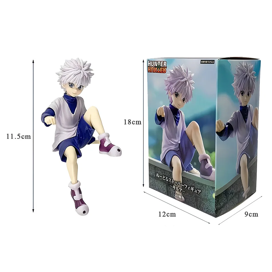 11.5-14 cm Hunter×Hunter Anime Figuur Kurapika Action Figure Chrollo Illumi Hisoka Beeldje Collectie Noodle Stopper Model Speelgoed