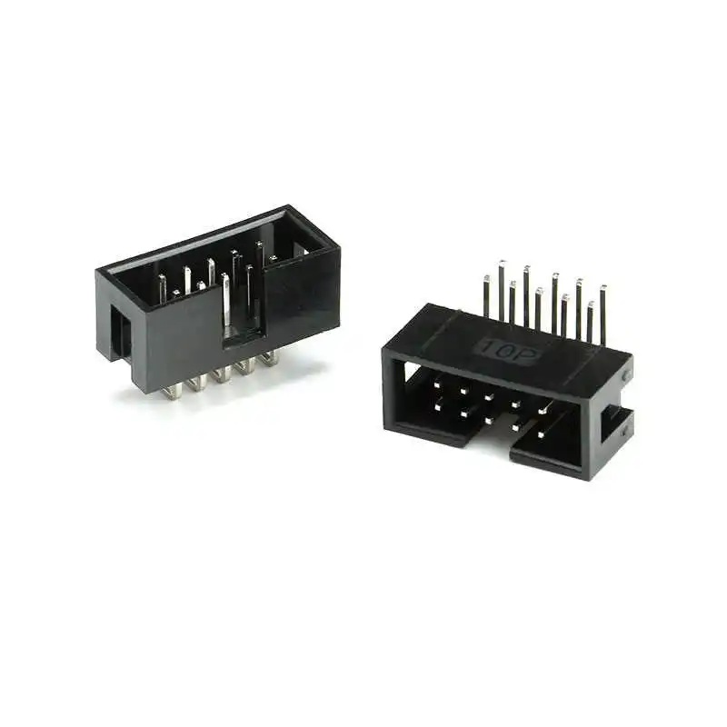 DC3 Simple Horn Socket, Straight Pin, Curved Pin 6/8/10/14/16/20/26/30-40/50P 2.54MM