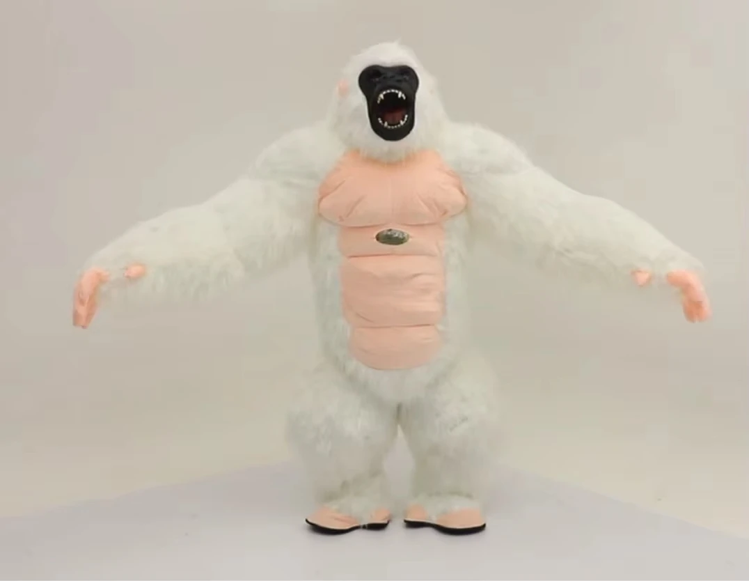 

Role playing costume, adult gorilla mascot, 2/2-meter inflatable set, activity sales tool