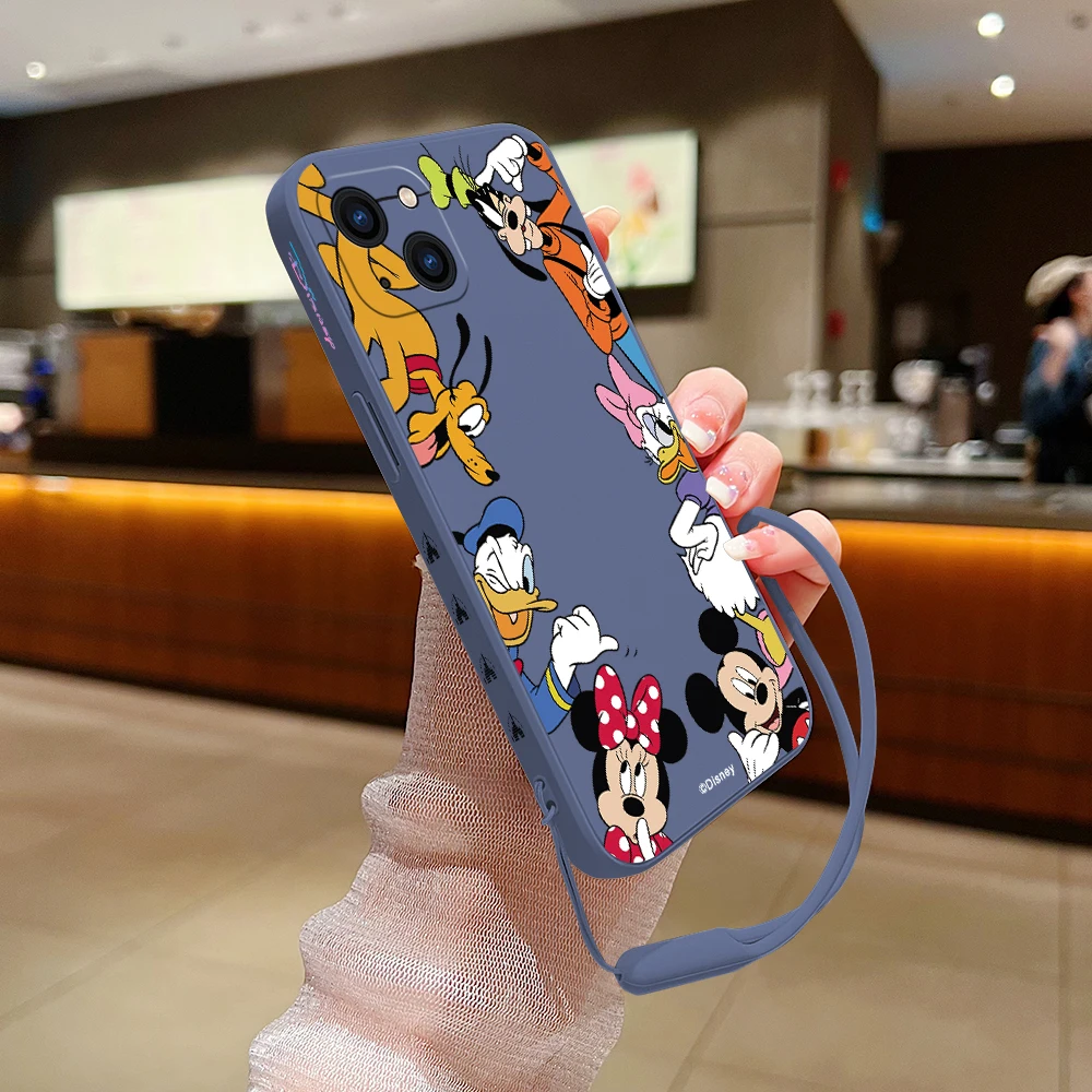 Family Cute Mickey Minnie Phone Case For Huawei P50 P40 P30 P20 Nova 10SE 9 9SE Mate 40 30 20 Pro Lite P Smart 2021 Y7A Cover