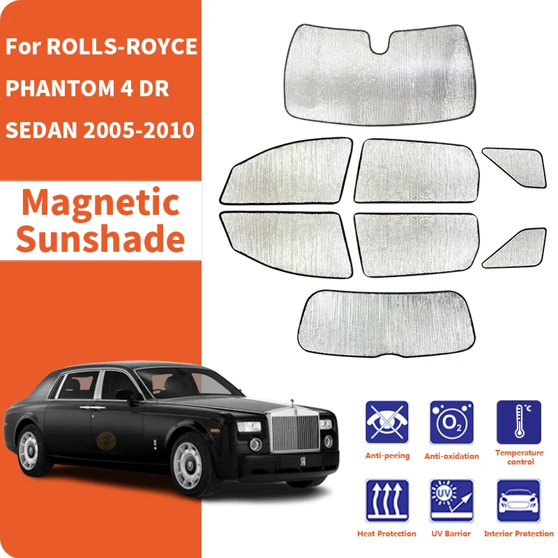 

Солнцезащитные козырьки на окна автомобиля, защита от ультрафиолета, аксессуары для ROLLS-ROYCE PHANTOM 4-дверный седан 2005-2010