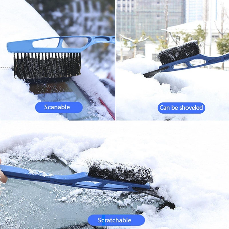 Car Snow Shovel, A Dual-Purpose Ice Scraper That Does Not Damage The Car\'S Snow Brush, Defrosting, Used For De Icing