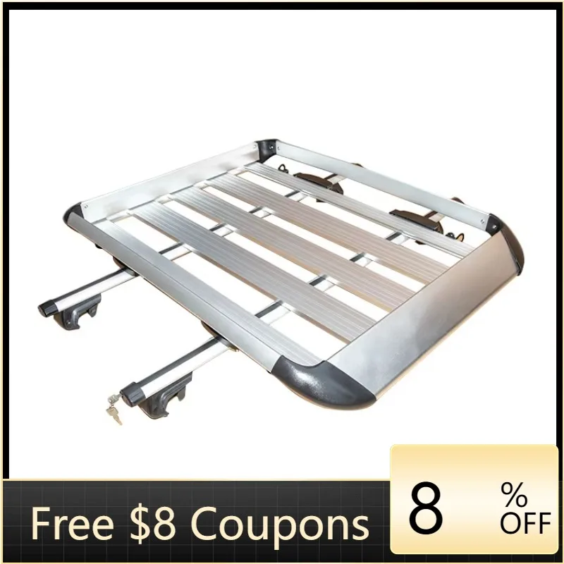 

STLF YY-A-012 Cross-country/SUV High Quality Universal Aluminum Alloy Silver Luggage Rack Basket Roof Basket