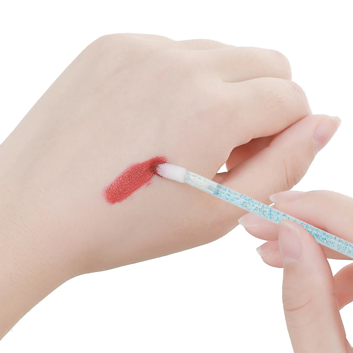 Descartável Lip Brush Set, pincéis de maquiagem, cílios extensor aplicador, batom varinhas, ferramentas cosméticas, acessórios, 50 pcs, 100pcs