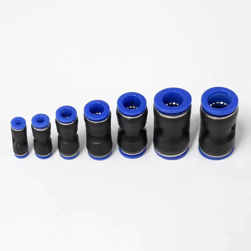 50 PCS Pneumatic Quick Push Connectors Set for Industrial Use Tube Hose 4/6/8/10/12 Air Pneumatic Parts Connector Accessories